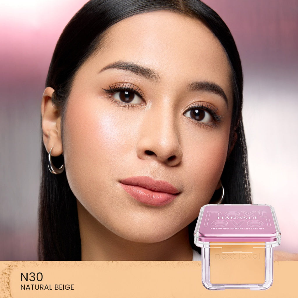 [NEW] Hanasui Next Level Coverlock Powder Foundation - Porefect Blur, Flawless Looking & 4X Oil Control Balance