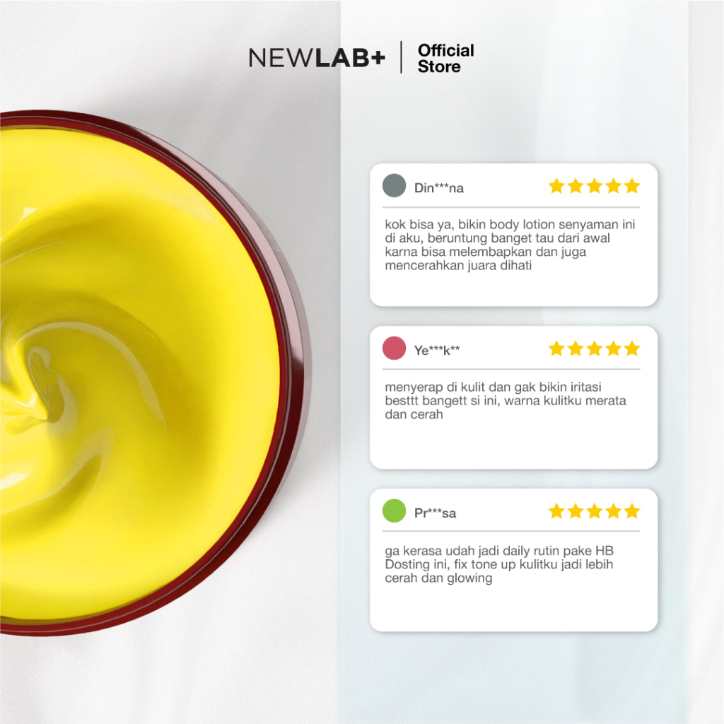 [TEBUS MURAH HB DOSTING] NEWLAB Brightlogy Intensive Power Brightening Lotion 1% Hexyl | HB Dosting Doktif Approved | Serum untuk Mencerahkan Badan | Lotion Tube  | Underarm | Body Scrub Body