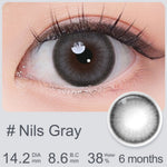 Magister Softlens Minus Gray Series Colored Lenses 14.00mm-14.50mm Seri abu-abu Sepasang 6Bulan