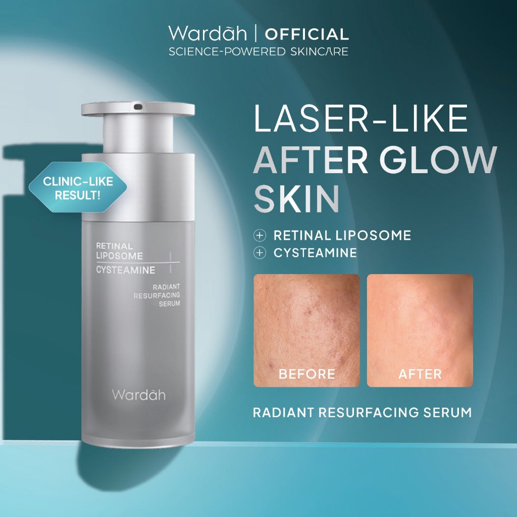 WARDAH Serum Complete Series For Every Skin Concern - Exosome PDRN Serum Tosca, Retinal Serum Silver, Acnederm, C-Defense, Lightening, Crystal Secret, Renew You, Hydra Rose, Symradiance 399, Perfectyl Perfect Bright, Peeling Exfoliating Serum - Skincare