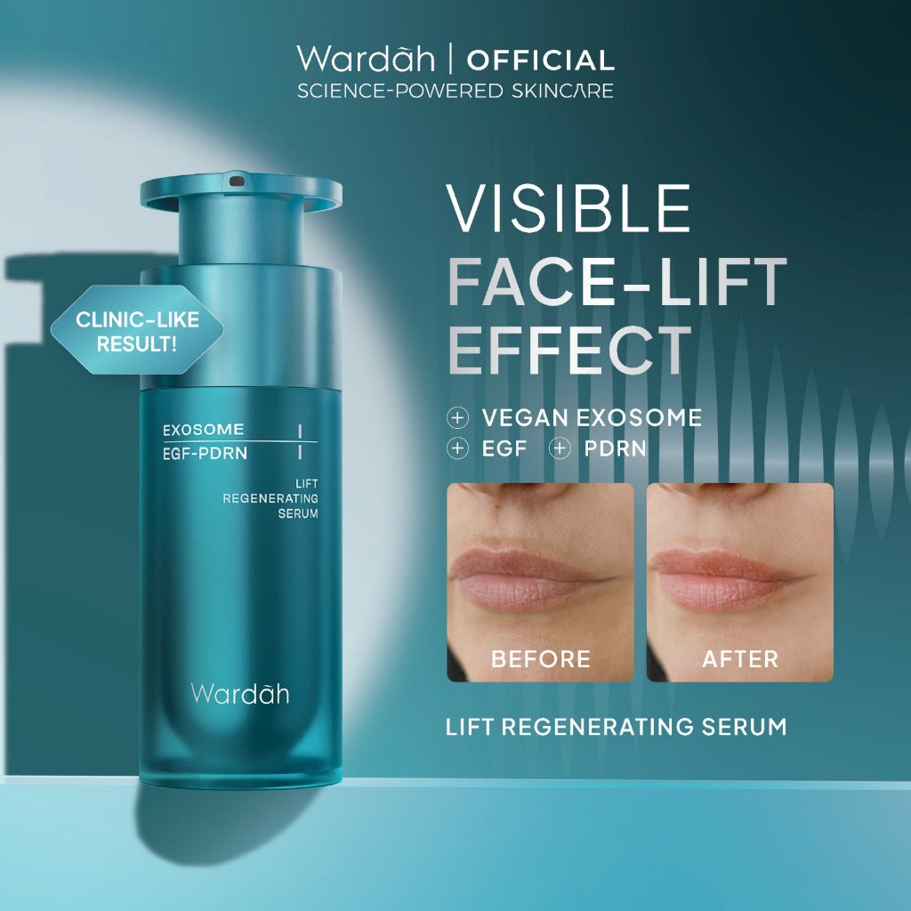 WARDAH Serum Complete Series For Every Skin Concern - Exosome PDRN Serum Tosca, Retinal Serum Silver, Acnederm, C-Defense, Lightening, Crystal Secret, Renew You, Hydra Rose, Symradiance 399, Perfectyl Perfect Bright, Peeling Exfoliating Serum - Skincare
