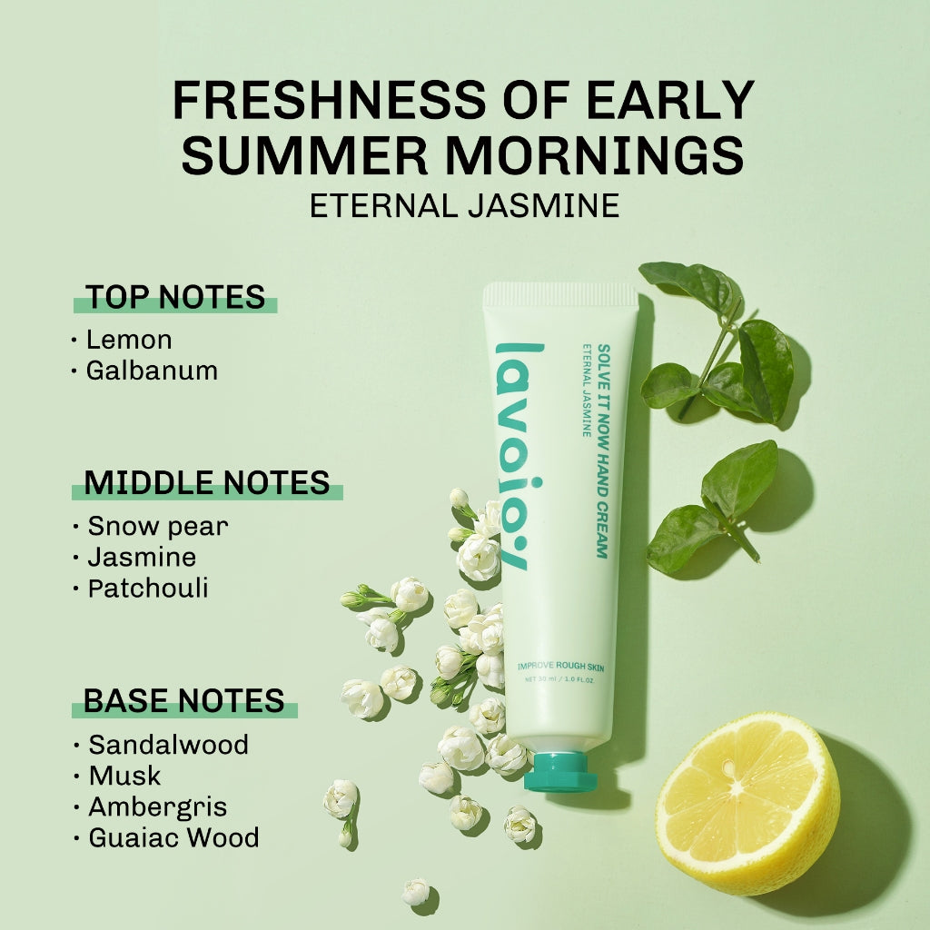 Lavojoy Hand Cream Series 30ml | Krim Untuk Mencerahkan Dan Melembabkan Kulit Tangan | Niacinamide Dan Shea Butter | Hand Cream Tangan Kering | Krim Tangan