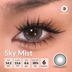 [Fuji Favorite] [New Arrival] Lilmoon Softlens Kualitas Jepang softlens minus (0 sd -8.50) Sky Mist Lensa minus/natural contact softlens/softlens warna/Lensa kontak
