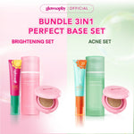Glowsophy Bundle 3in1 Perfect Base Set Moisturizer 100ml + Cushion + Sunscreen