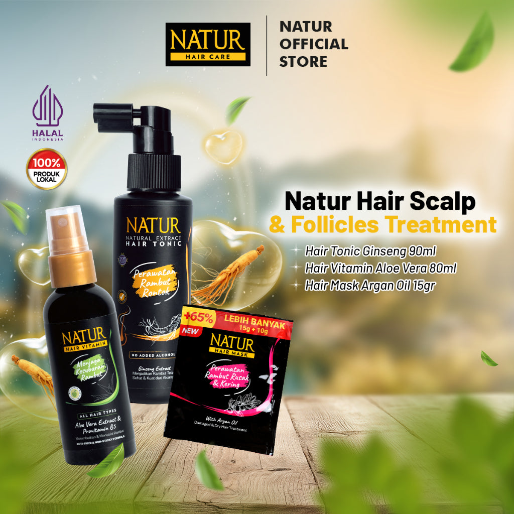 Hair Scalp & Follicles Treatment - Paket Untuk Rambut Ketombe