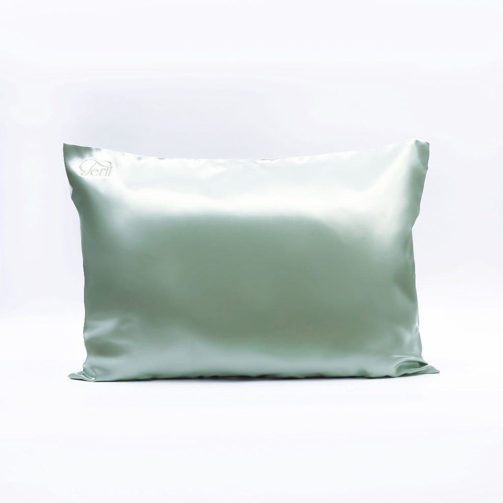 BUNDLE Sarung Bantal dan Guling Set PREMIUM Satin Silk Beauty Boost Pillowcase dan Bolster Case (Standard Size)