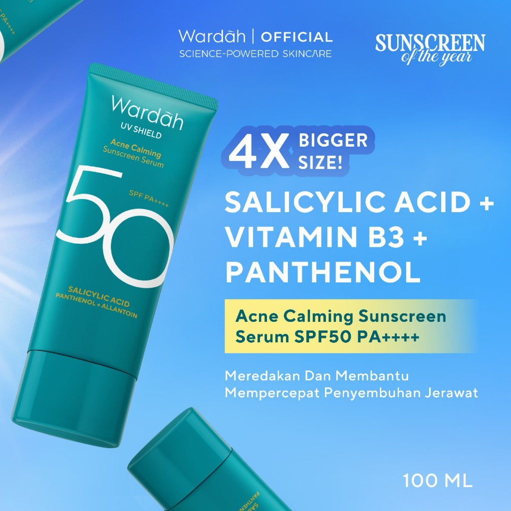 WARDAH UV Shield Hydrating Sunscreen All Series - SPF 35 SPF 50 - Skincare