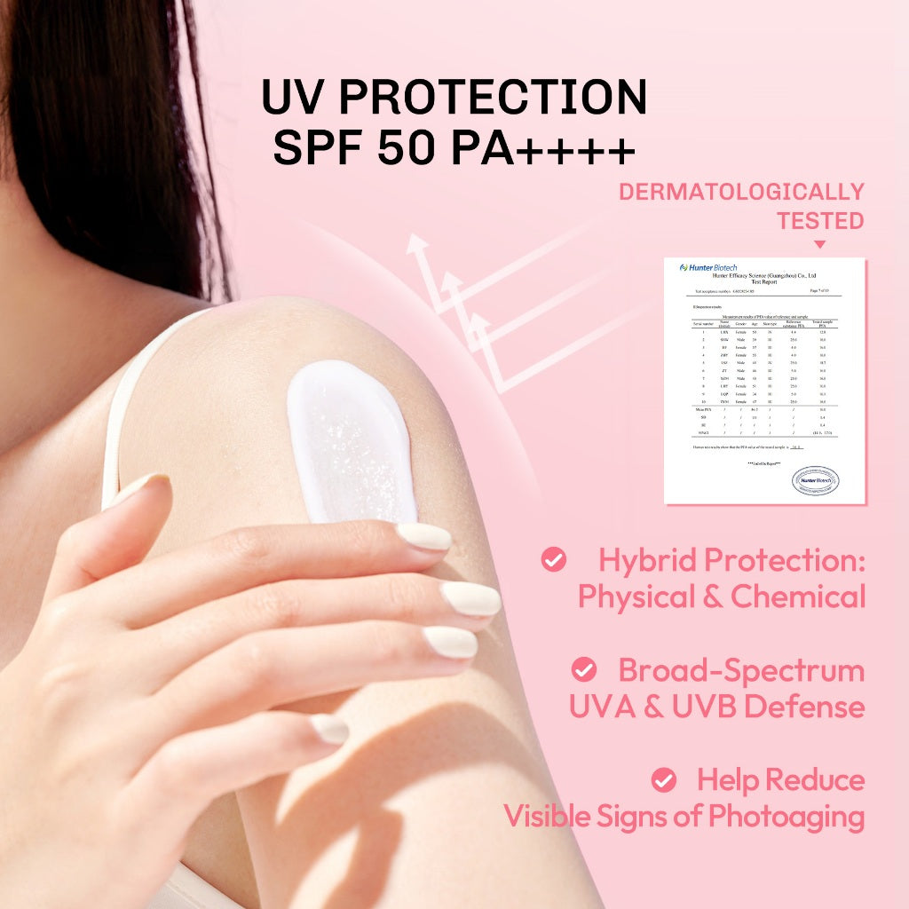 [TONE UP SHADE 01] Lavojoy Let It Glow Daily Shine Body Serum Instant Tone Up Delicate Rose with SPF 50 PA++++|Shade 01 Cream Beige|Body Serum untuk Perlindungan Sinar UV|Mencerahkan Seketika & Melembapkan Kulit dengan 3% Niacinamide + Australian Super VC