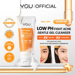 Y.O.U HY! Amino Facial Wash Series | Ac-Ttack | Glo-Win | Glowing Gentle | Contr-Oil | Bye-Byeteria Brightening | 2% Niacinamide | 1.5% BHA Fight Acne | 20% Centella