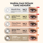 [Fuji Favorite] Lilmoon Softlens Kualitas Jepang softlens minus (0 sd -8.50) natural contact softlens/softlens warna/Lensa kontak/Japan lens/Lensa minus/softlens brown/softlens grey