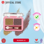 Viva Eye Shadow Duo - 2.3 gr (tersedia 12 varian kombinasi warna)