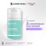 SOMETHINC - Calming & Gel Moisturizer Series | Calm Down/Ceramic Skin Saviour/Supple Power Hyaluronic9+Onsen/ACNEDOT Treatment |  Pelembap untuk Kulit Sensitif Kemerahan Normal Meredakan Kemerahan Memperkuat Skin Barrier Non comedogenic Menghidrasi