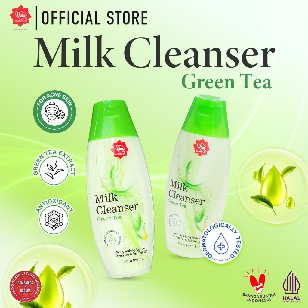 Viva Milk Cleanser Green Tea 100 ml