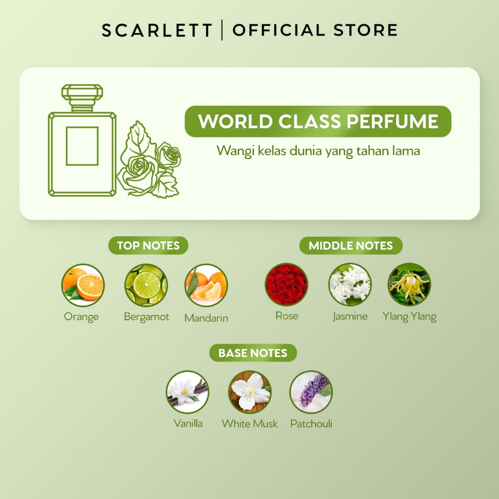 SCARLETT Perfumed Shower Serum 400ml – Acne Care | Anti-Acne Shower Gel dengan Salicylic Acid & Tea Tree Oil | Sabun Mandi Cair untuk Jerawat Punggung & Dada, Membersihkan Pori, Menenangkan Kulit Berjerawat | Shower Serum dengan Wangi Parfum Mewah