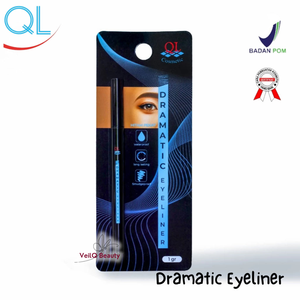 QL Eye Mascara Dramatic Eyeliner Eyebrow Waterproof Pencil Curling 2 Steps