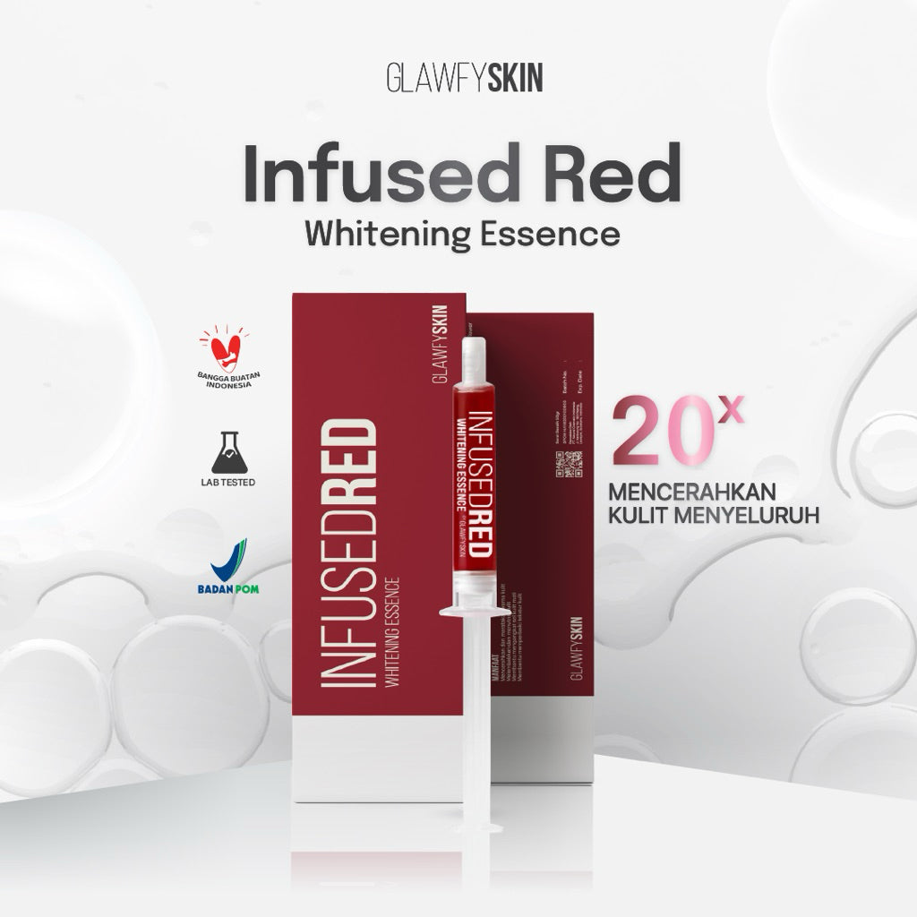 Glawfyskin [ Bundling 3pcs ] Infused Red Whitening Essence