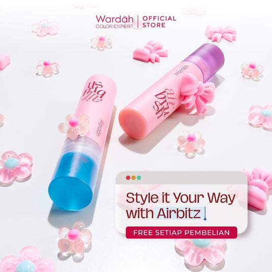 NEW! Wardah Airbrush Lip Tint - Soft-Blur Finish-Longlasting-Lightweight-Hydrates -Tahan Lama 24 Jam - Lip Stain - Lipgloss - Liptint - Lipstik - Lipcream - Lip Matte - Makeup