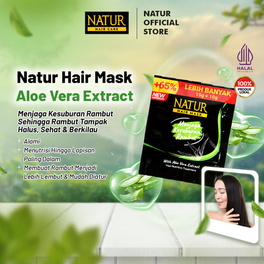 Natur Hair Mask Nutritive Treatment - Masker Rambut Rusak