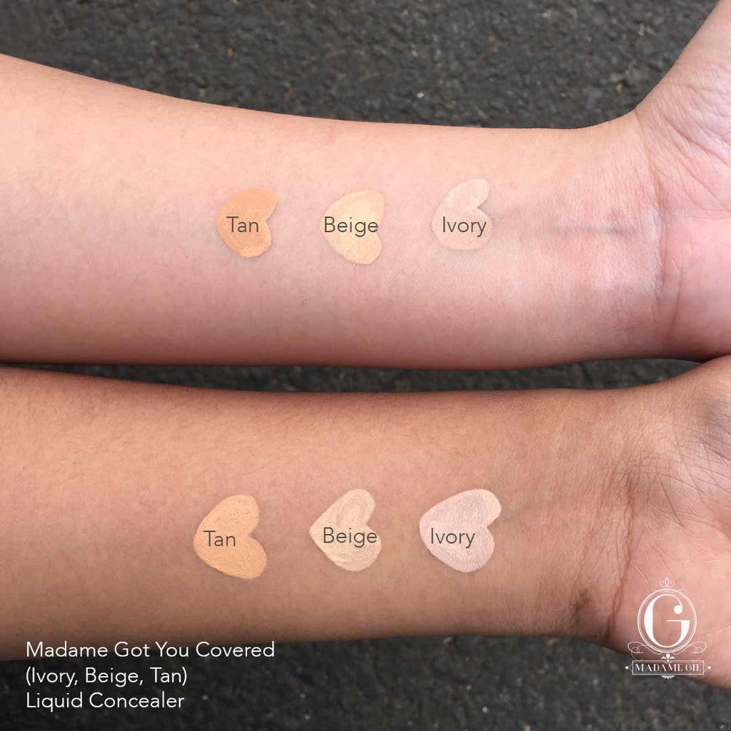 2X Madame Gie Got You Covered - MakeUp Concealer Liquide