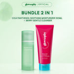 Glowsophy CICA Panthenol Soothing Moisturizer Gel 100ml - Pelembab Wajah Ringan Kulit Berjerawat & Sensitif untuk Membantu Menenangkan dan Meredakan Jerawat Kemerahan dengan sensasi Calming Pengontrol Minyak  Krim Anti Jerawat