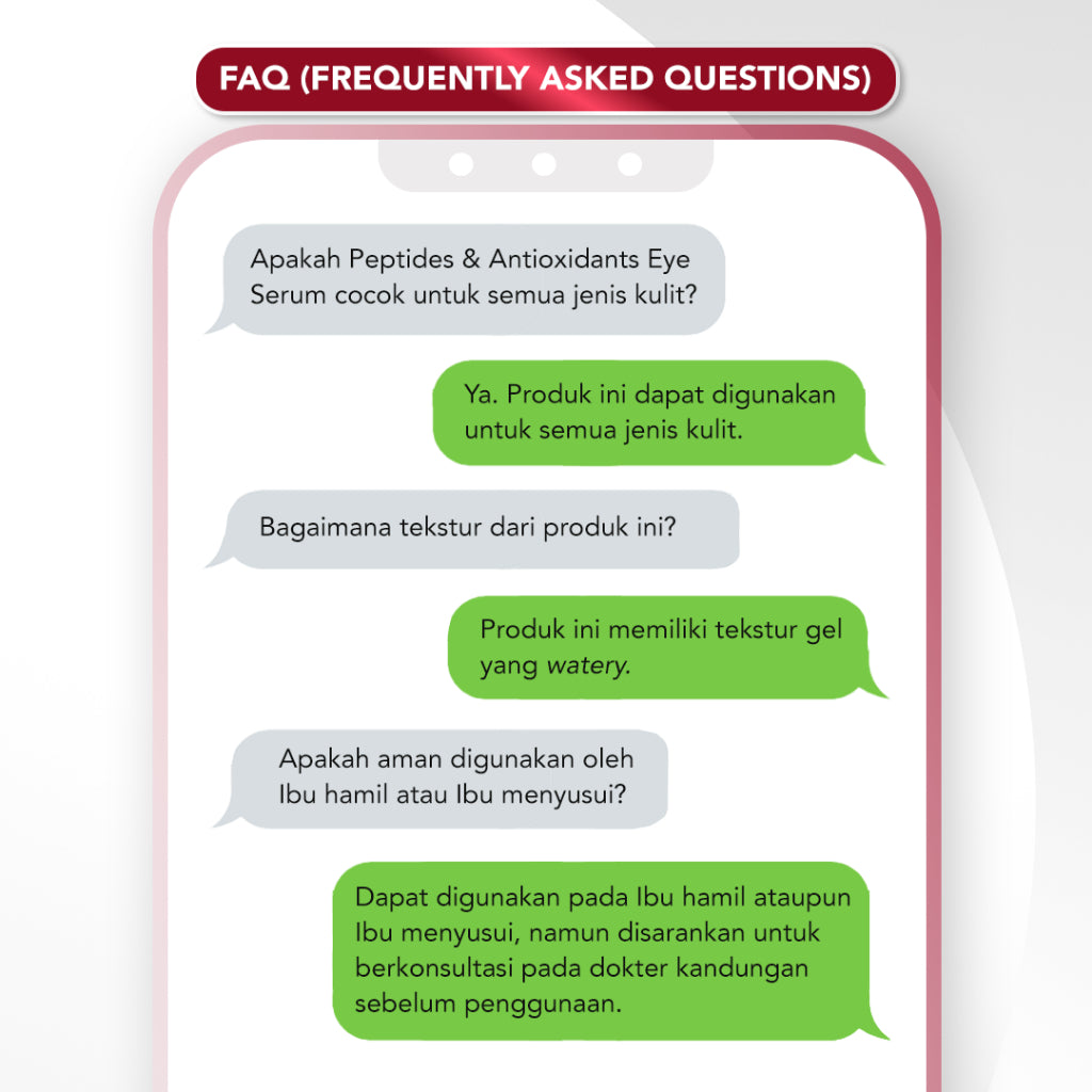 ERHA Age Corrector Peptides & Antioxidants Eye Serum 15g - Serum Mata Anti Aging | Mencerahkan Mata Panda | Menyamarkan Garis Halus Keriput Kantong Mata | Mata Kencang Cerah