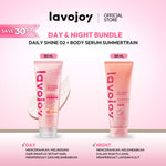 [TONE UP SHADE 02] Lavojoy Let It Glow Daily Shine Body Serum Instant Tone Up Delicate Rose with SPF 50 PA++++|Shade 02 Warm Sand|Body Serum untuk Perlindungan Sinar UV|Mencerahkan Seketika & Melembapkan Kulit dengan 3% Niacinamide + Australian Super VC