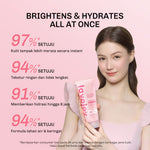[TONE UP TWINPACK] Lavojoy Let It Glow Daily Shine Body Serum Instant Tone Up Delicate Rose with SPF 50PA++++ | Body Serum untuk Perlindungan Sinar UV | Mencerahkan Seketika & Melembapkan Kulit dengan 3% Niacinamide + Australian Super VC + Ceramide + HA