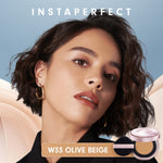 Instaperfect Skin Glow Cover Mesh Cushion High Coverage Formula Dilengkapi dengan SPF 50+ / PA++++  Tampilan Glow Up Natural- Melindungi Kulit dari Sinar UVA dan UVB- Make Up Foundation
