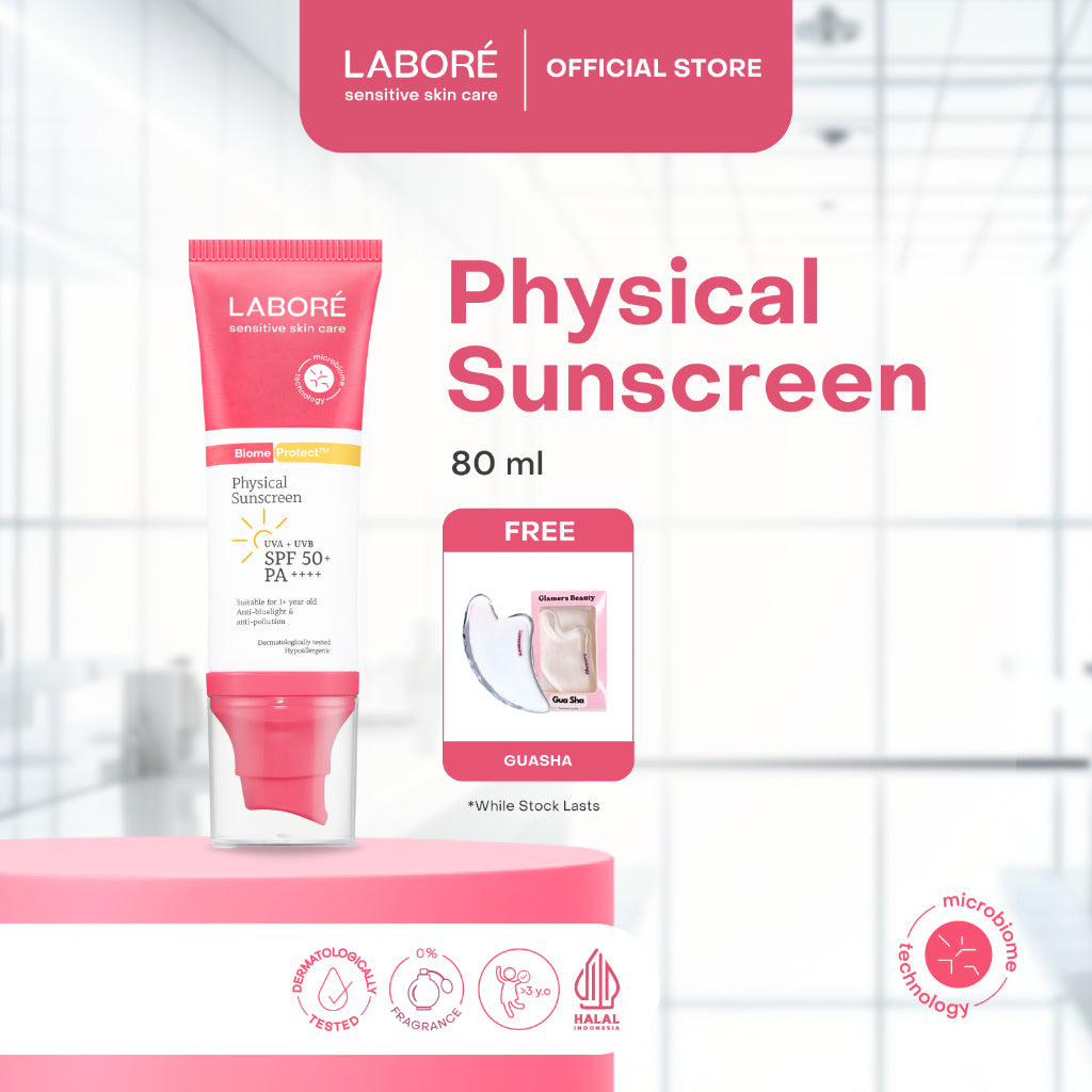 LABORÉ Sensitive Skin Care BiomeProtect™ Physical Sunscreen SPF50+ PA++++ 80 g
