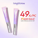 Glad2Glow Berry Eye Cream Brightening Eye Serum | Krim Mata with Electronic Massager with Peptide mata panda  kantung mata untuk Mengurangi Kantung Mata Eye Cream Eye Serum Penghilang Mata Panda Kantung Mata Cream Treatment g2glow official store