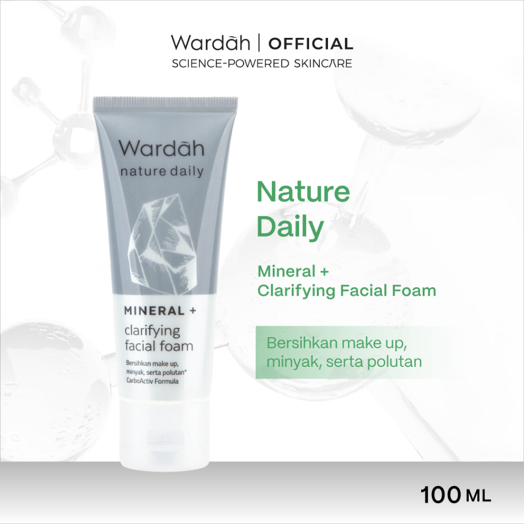 WARDAH Face Wash All Series Acnederm C Defense Lightening Perfect Bright Nature Daily Crystal Secret Renew You Hydra Rose NMF Amino Gel Cleanser Skincare