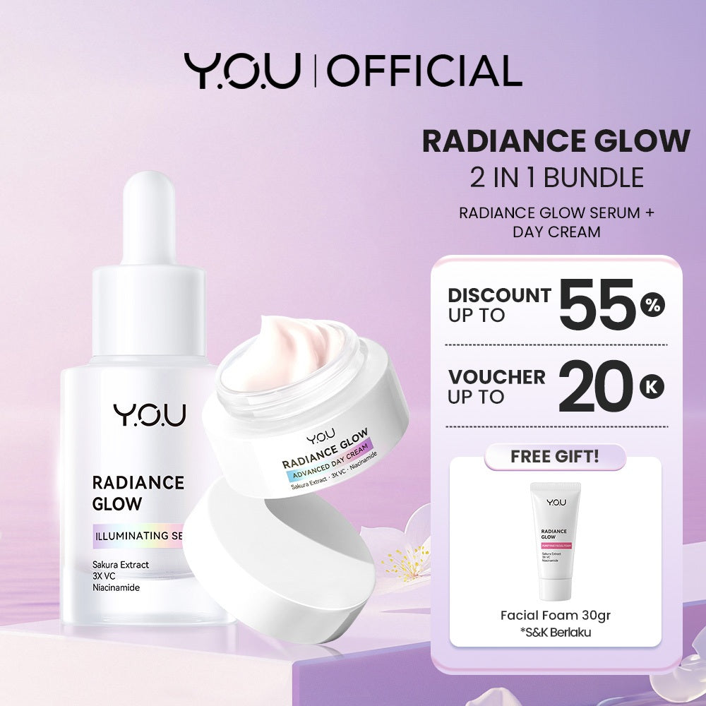 YOU Radiance Glow Illuminating Serum Brightening Vitamin C Niacinamide Gentle Glowing Skin
