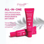 PinkRoulette - Tone Up Whitening Daycream Sunscreen SPF 45 PA++++ | Tinted Sunscreen, Krim Pencerah Wajah, Tone Up Cream