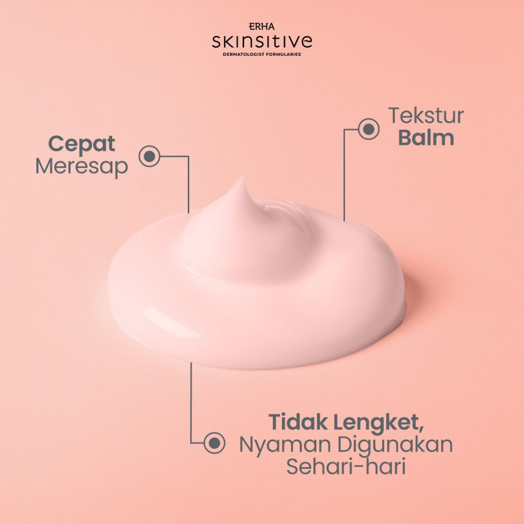 ERHA Skinsitive UltracalmPRO Multipurpose Calming Cream 100gr | Krim Multifungsi Untuk Semua Jenis Kulit (Normal, Kering, Sensitif, Iritasi) | Meredakan Gatal dan Kemerahan, Sunburn | Meredakan Eksim | Mencegah Stretchmark | Aman untuk Anak 3+