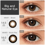 Magister Softlens 16mm Big Eyes Soflen Hitam Coklat Soflens Normal Doll Eyes 1Pair 6Months
