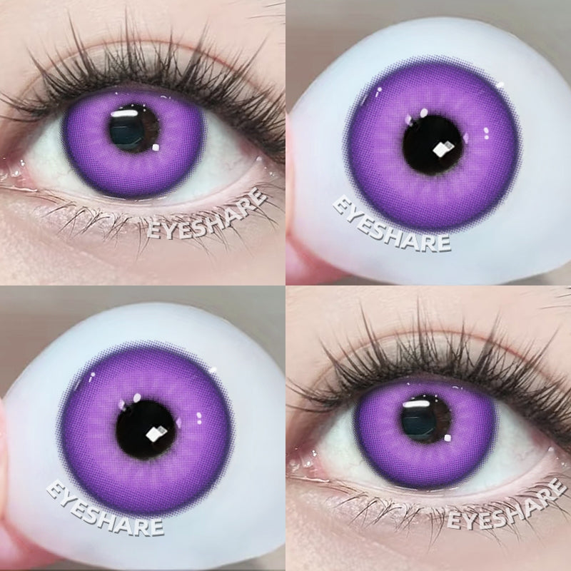 Eyeshare Softlens Madrio Softlens 1Pasang 14.0mm Purple Blue Brown Red Softlens