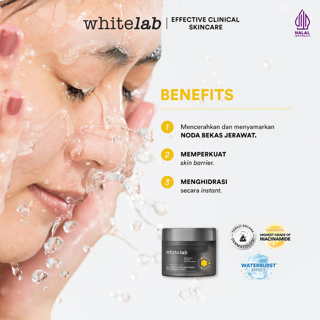 Whitelab Water Moisturizer Brightening - Pelembap Hidrasi Pencerah Wajah N-Dose+ 2.0 Intensive nite cream