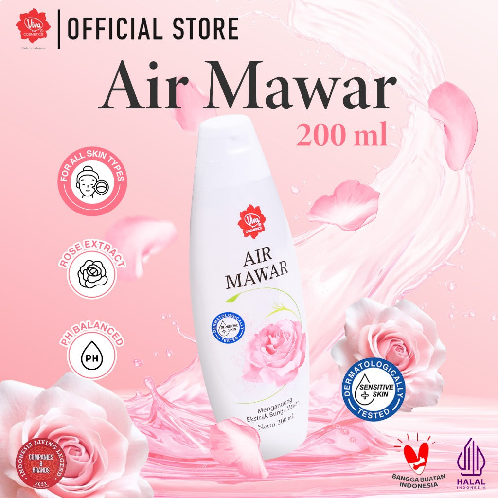 Viva Air Mawar - 200 ml (Baru Ukuran Besar)