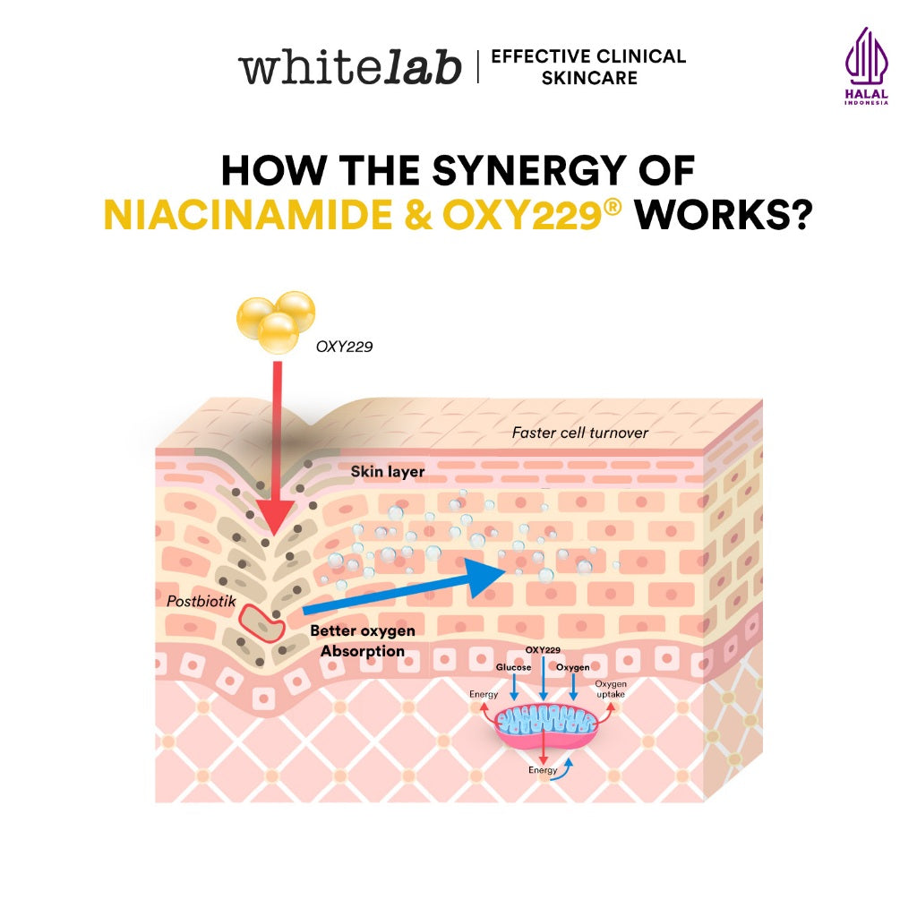 Whitelab Serum Niacinamide 5% Brightening Booster - Cerah Maksimal untuk Kulit Sensitif N5-Dose+ 2.0