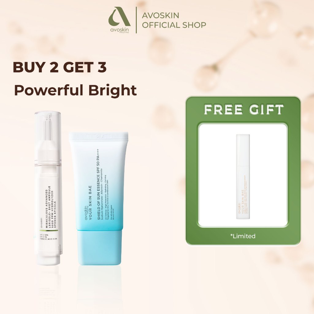 [BUY 2 GET 3] Bundle Skin Power (3 pcs) - Miraculous LSRiddle, YSB SOS 30ml, FREE YSB Lash and Brow