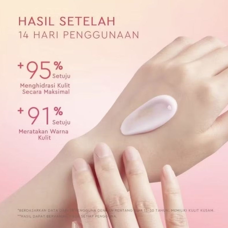 Glad2Glow Overnight Bright Serum Tubuh 180 ml