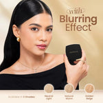 Glowsicha - Velvet Perfect Two Way Cake - Bedak Padat Mencerahkan Menyamarkan Noda Tahan Lama Ringan Glowing Matte Finish Anti Minyak Halus Lembut Cerah Merata Bedak Kulit Berminyak Makeup Harian Compact Powder Foundation