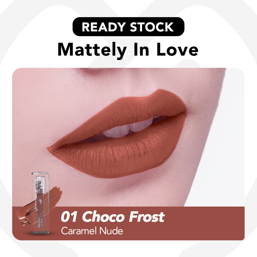 [LS] [NEW LAUNCH] Madame Gie Mattely In Love Lip Matte - MakeUp Lipmatte | Lip Matte Transferproof & Lightweight Comfort | Soft Matte Finish | Lip Matte Lembap Tahan Lama & Non-Sticky