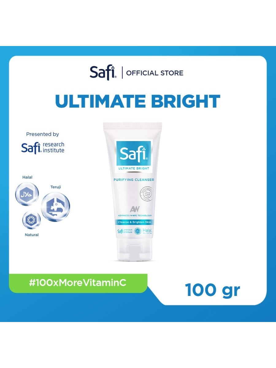 SAFI ULTIMATE BRIGHT PURIFYING CLEANSER 100GR - Foam Cleanser