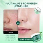 ELFORMULA Bundle 2pcs Intensive Pore Clarifying Mugwort Mask - Clay Mask Mud Mask Acne Pembersih Pori-pori Pores Eksfoliasi Wash off masker