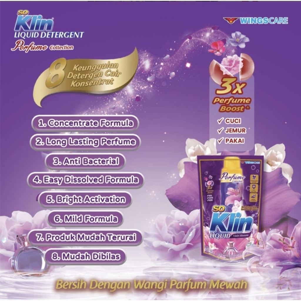 So Klin Deterjen Cair Refill 1.6 L