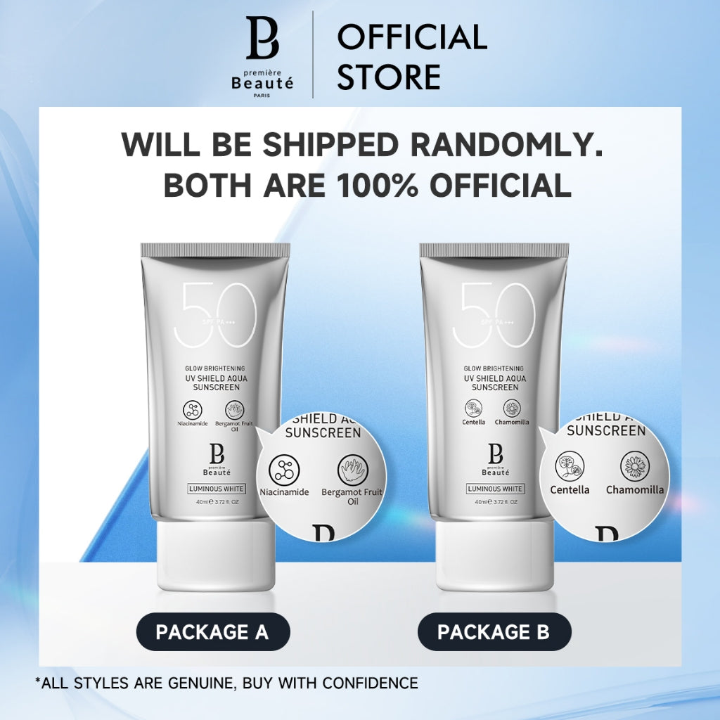 PREMIERE BEAUTE [Sunscreen 3pcs] Sunscreen (SPF 50 PA+++) 40ml Suncreen wajah UV Shield Sun protect sun block Suncreen whitening Oil Control Hydrating & Revitalizing Oily skin