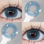 Eyeshare Softlens MONTREAL Gray Big Eyes 14.5mm 1Pasang Lensa Kontak Pupil Berwarna Terang