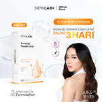 NEWLAB Acnalogy Powder Drink | Acne Drink | Minuman Obat Jerawat untuk Meredakan Bekas Jerawat dan Flek Hitam BPOM 15 Sachet