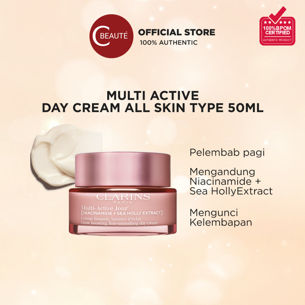 CLARINS Multi-Active Day Cream AST 50ml - Pelembab pagi, Moisturizer, Niacinamide